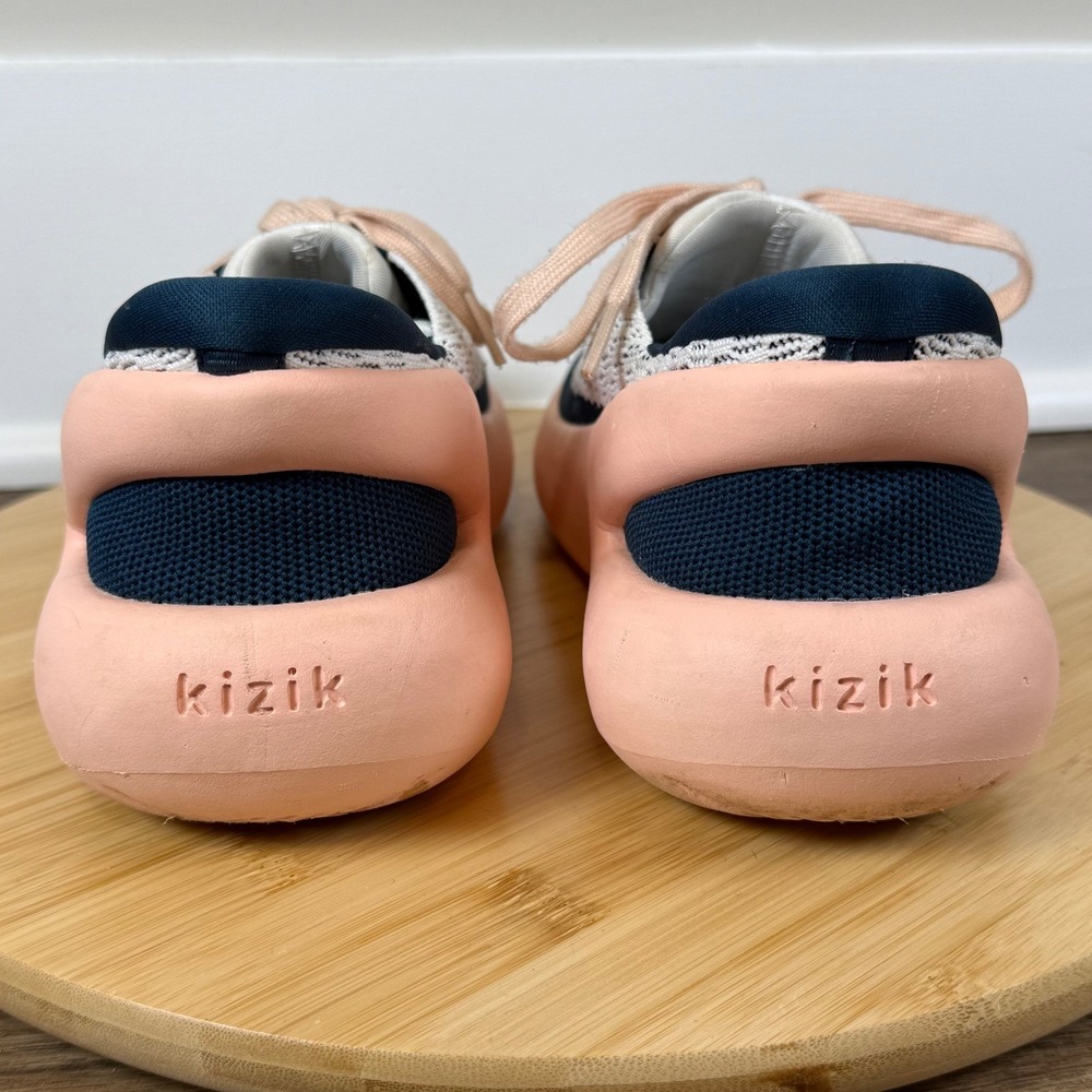 Good Kizik Roamer Sneakers Women's 8 Pink Navy Hands-Free Slip On DROABC06-1D - Picture 4 of 8